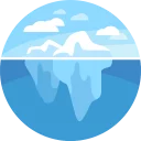 ❄️-Travel Mountains, Telegram Sticker