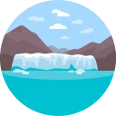 ❄️-Travel Mountains, Telegram Sticker