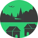 🏡-Travel Mountains, Telegram Sticker