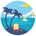 🏝️-Travel Mountains, Telegram Sticker