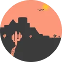 🏫-Travel Mountains, Telegram Sticker