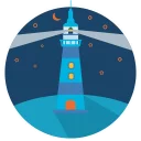 ⚓-Travel Mountains, Telegram Sticker