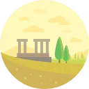 🏡-Travel Mountains, Telegram Sticker