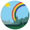 🌈-Travel Mountains, Telegram Sticker