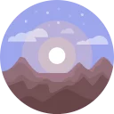 🏔️-Travel Mountains, Telegram Sticker