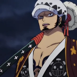 🍙-<< Trafalgar Law \\ @fckmne, Telegram Sticker