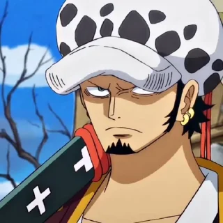 🍙-<< Trafalgar Law \\ @fckmne, Telegram Sticker