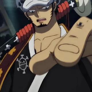 🍙-<< Trafalgar Law \\ @fckmne, Telegram Sticker