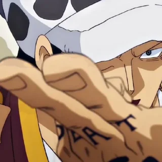 🍙-<< Trafalgar Law \\ @fckmne, Telegram Sticker