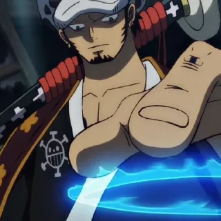 🍙-<< Trafalgar Law \\ @fckmne, Telegram Sticker