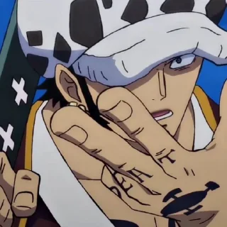 🍙-<< Trafalgar Law \\ @fckmne, Telegram Sticker