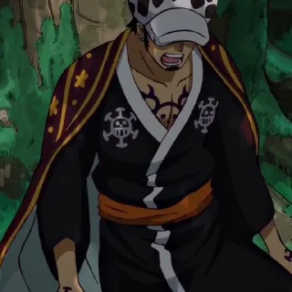 🍙-<< Trafalgar Law \\ @fckmne, Telegram Sticker