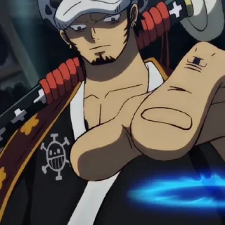 🍙-<< Trafalgar Law \\ @fckmne, Telegram Sticker