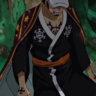🍙-<< Trafalgar Law \\ @fckmne, Telegram Sticker