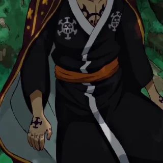 🍙-<< Trafalgar Law \\ @fckmne, Telegram Sticker