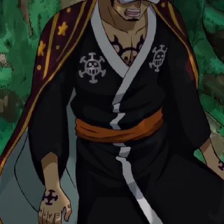 🍙-<< Trafalgar Law \\ @fckmne, Telegram Sticker