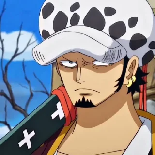 🍙-<< Trafalgar Law \\ @fckmne, Telegram Sticker