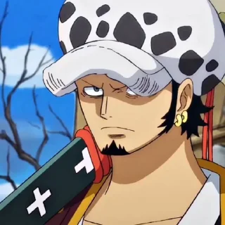 🍙-<< Trafalgar Law \\ @fckmne, Telegram Sticker
