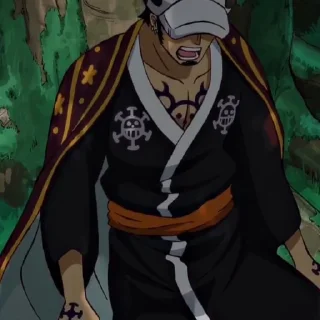 🍙-<< Trafalgar Law \\ @fckmne, Telegram Sticker
