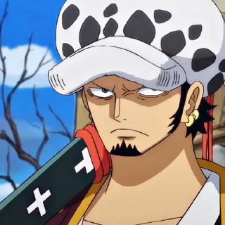 🍙-<< Trafalgar Law \\ @fckmne, Telegram Sticker