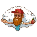 😎-True Vaper, Telegram Sticker