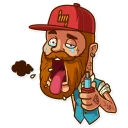 😲-True Vaper, Telegram Sticker