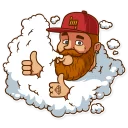 👍-True Vaper, Telegram Sticker