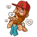 😘-True Vaper, Telegram Sticker