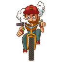 🚲-True Vaper, Telegram Sticker