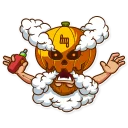 🎃-True Vaper, Telegram Sticker