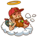 😇-True Vaper, Telegram Sticker