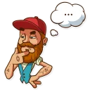 🤔-True Vaper, Telegram Sticker