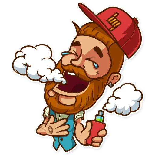 True Vaper, telegram sticker