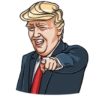 😜-Trump Stickers, Telegram Sticker