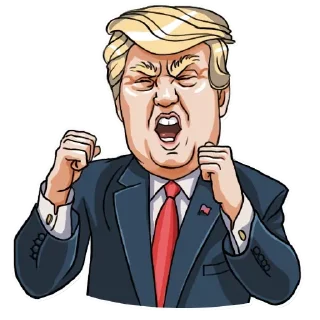 😖-Trump Stickers, Telegram Sticker