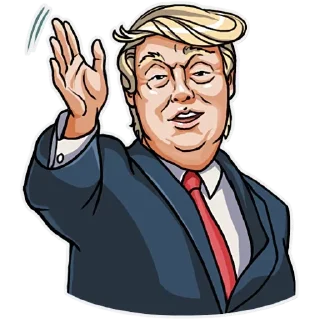 👋-Trump Stickers, Telegram Sticker