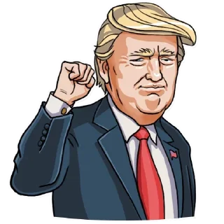 ✊-Trump Stickers, Telegram Sticker