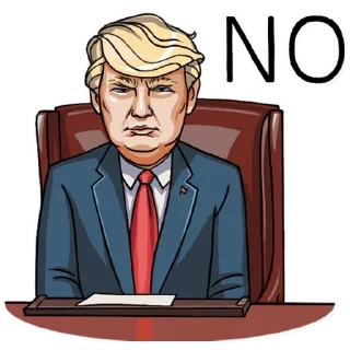 🙁-Trump Stickers, Telegram Sticker