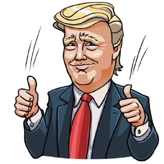 👍-Trump Stickers, Telegram Sticker
