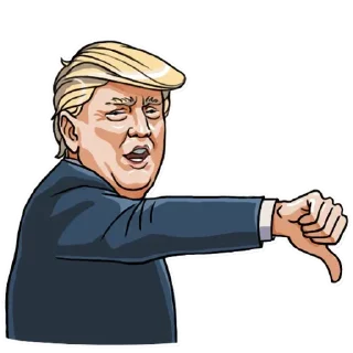 👎-Trump Stickers, Telegram Sticker