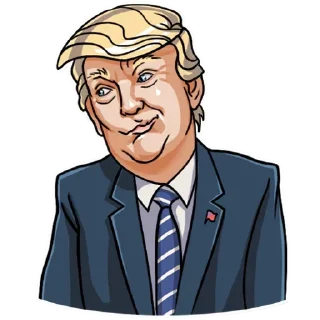🤔-Trump Stickers, Telegram Sticker