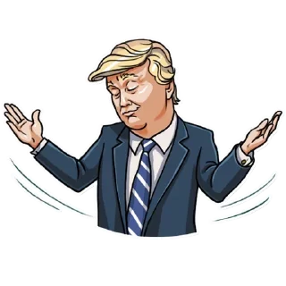 😐-Trump Stickers, Telegram Sticker