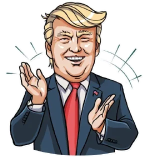👏-Trump Stickers, Telegram Sticker
