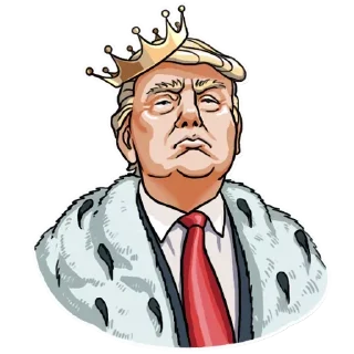 👑-Trump Stickers, Telegram Sticker
