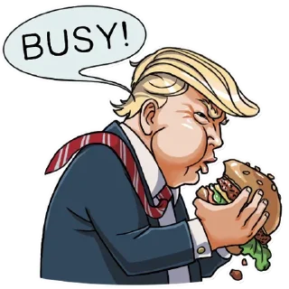 🍔-Trump Stickers, Telegram Sticker