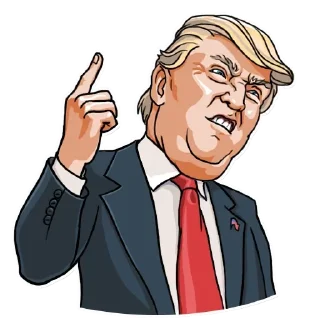 ☝-Trump Stickers, Telegram Sticker
