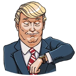 ⏰-Trump Stickers, Telegram Sticker
