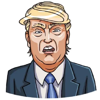 😨-Trump Stickers, Telegram Sticker