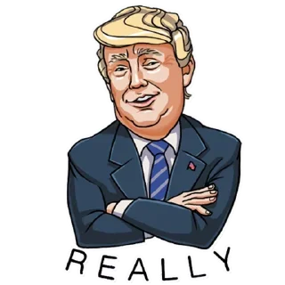 😐-Trump Stickers, Telegram Sticker