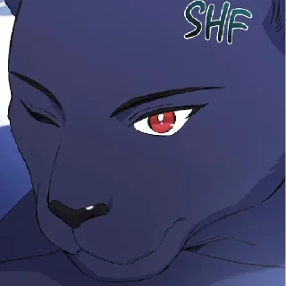 😉-The Relashionship between a rabbit and a Black Panter, Telegram Sticker